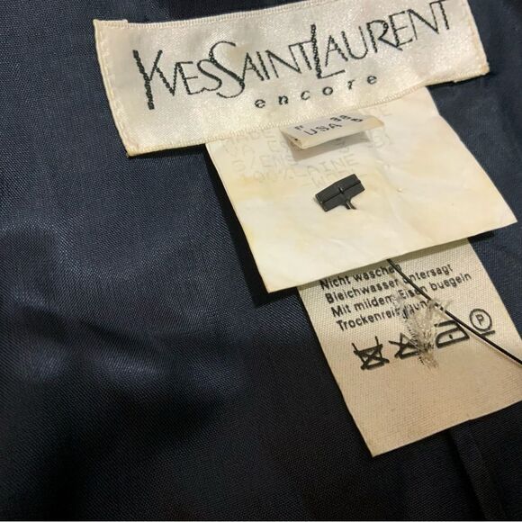 Yves Saint Laurent Encore Blazer jacket 100% wool - Picture 11 of 11